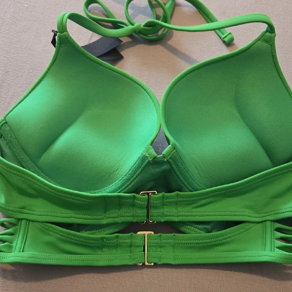 Victoria's Secret Green Strappy Bikini Set - Picture 2 of 5